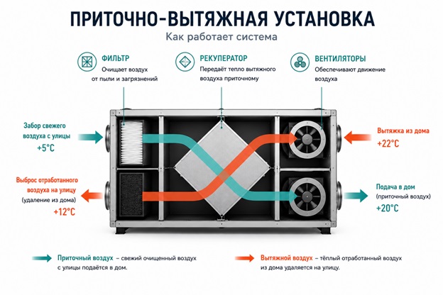 приточно-вытяжная установка