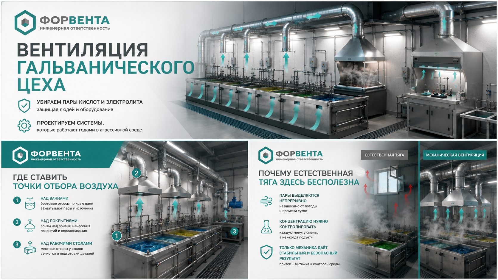 Вентиляция гальванического цеха