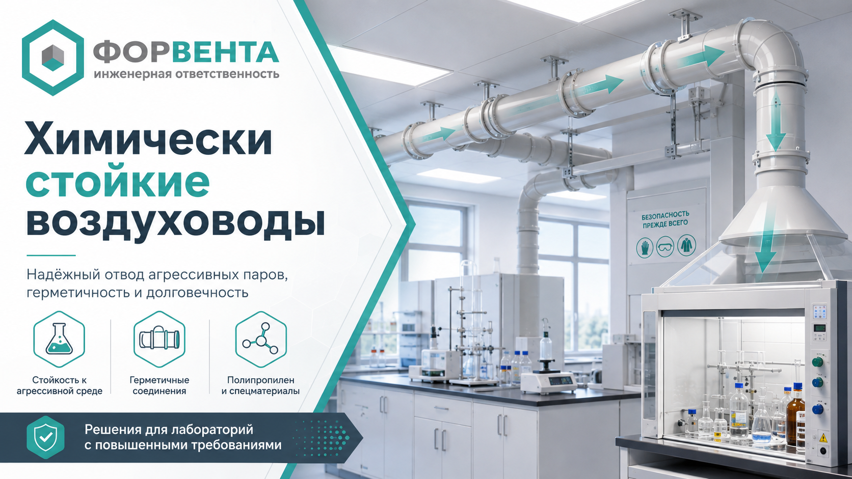 Химически стойкие воздуховоды