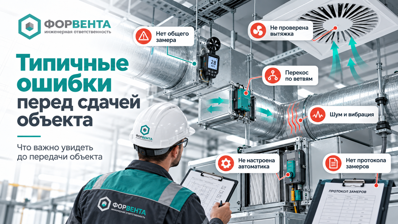 Типичные ошибки перед сдачей объекта